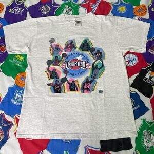 Vintage 1990s NBA Olympics Dream Team Basketball Rare Tee